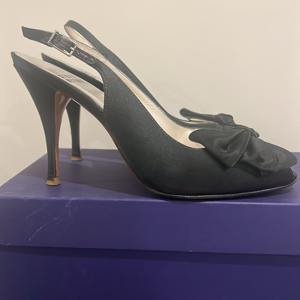Stuart Weitzman Botero Us Size 7.5 *Dyed Black - image 5